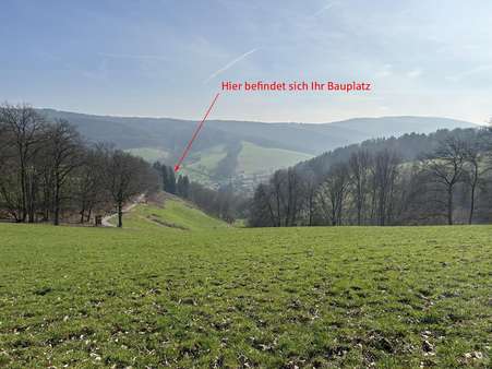 Blick über die Umgebung - Grundstück in 64760 Oberzent mit 900m² kaufen