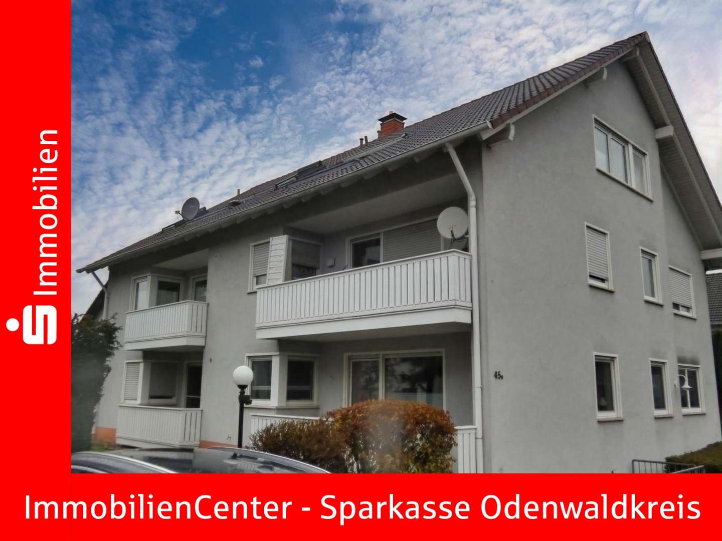 Ansicht Südseite - Etagenwohnung in 64720 Michelstadt mit 70m² kaufen