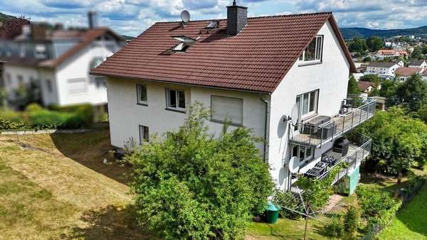 Ansicht Rückseite von Süd-West - Mehrfamilienhaus in 64711 Erbach mit 210m² kaufen