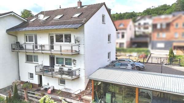 Ansicht Rückseite Ansicht Rückseite - Zweifamilienhaus in 64732 Bad König mit 250m² kaufen