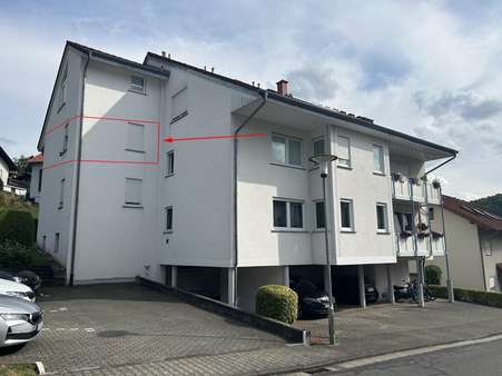 Außenansicht Wohnhaus - Etagenwohnung in 64739 Höchst mit 85m² kaufen