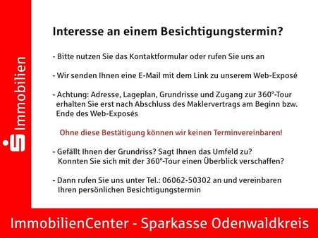Weg zum Besichtigungstermin - Dachgeschosswohnung in 64711 Erbach mit 98m² kaufen