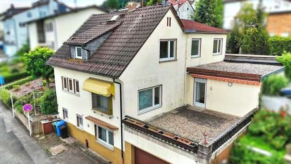 Ansicht Seite Nord-West Ansicht Seite Nord-West - Einfamilienhaus in 64732 Bad König mit 194m² kaufen