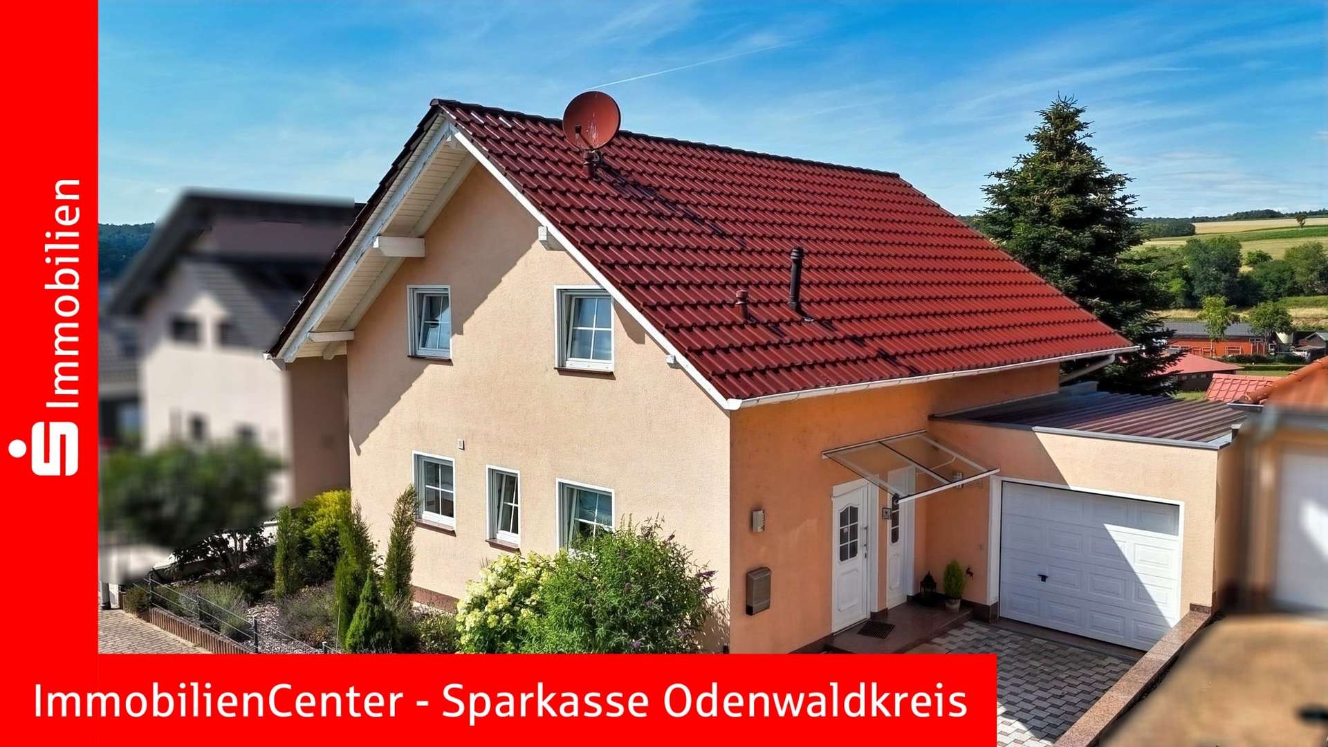 Ansicht Straßenseite-Eingang Ansicht Straßenseite-Eingang - Einfamilienhaus in 64732 Bad König mit 138m² kaufen