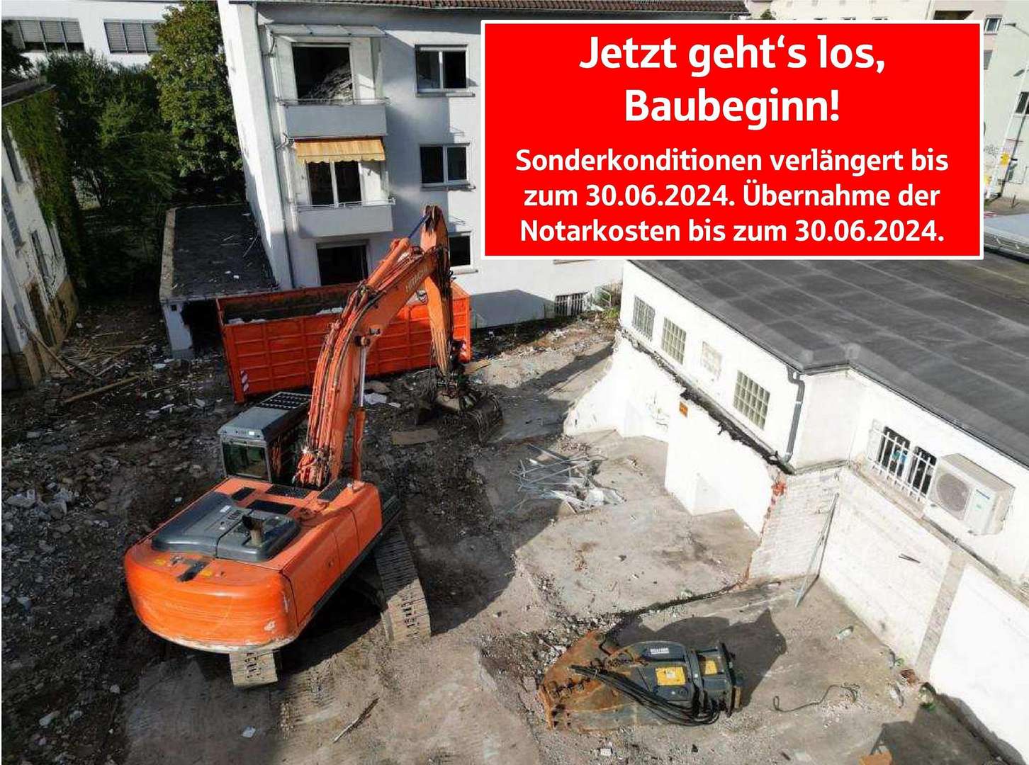 Jetzt gehts los, Baubeginn! - Erdgeschosswohnung in 64287 Darmstadt mit 62m² kaufen