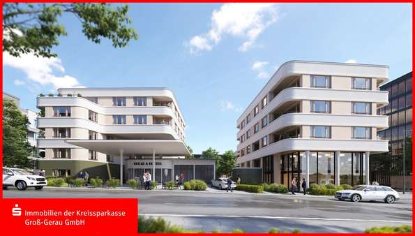 Teichhaus Carrée Darmstadt - Erdgeschosswohnung in 64287 Darmstadt mit 62m² kaufen