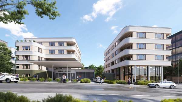 Teichhaus Carree Darmstadt.1 - - Etagenwohnung in 64287 Darmstadt mit 80m² kaufen