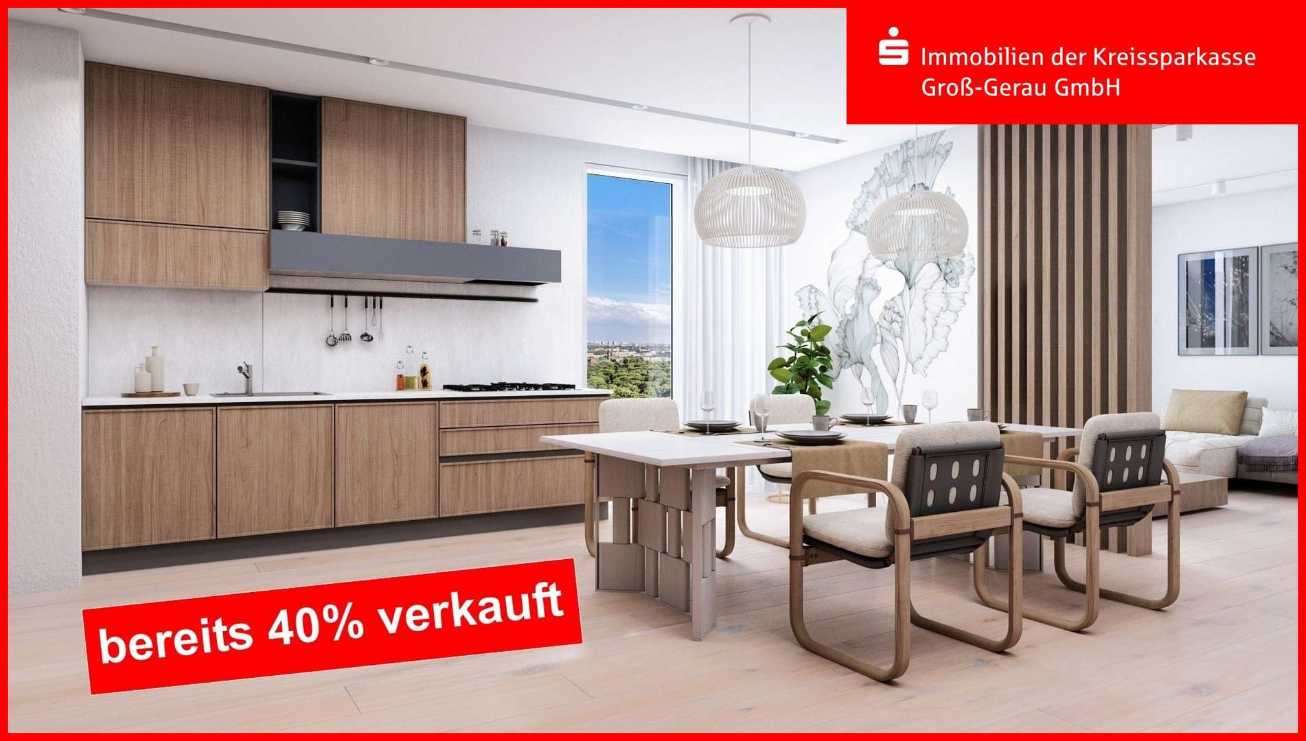 Beispiel Küche - Etagenwohnung in 64287 Darmstadt mit 81m² kaufen