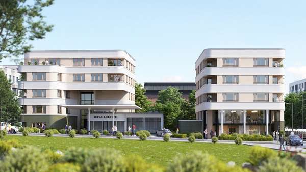 Teichhaus Carrée Frontal - Etagenwohnung in 64287 Darmstadt mit 81m² günstig kaufen