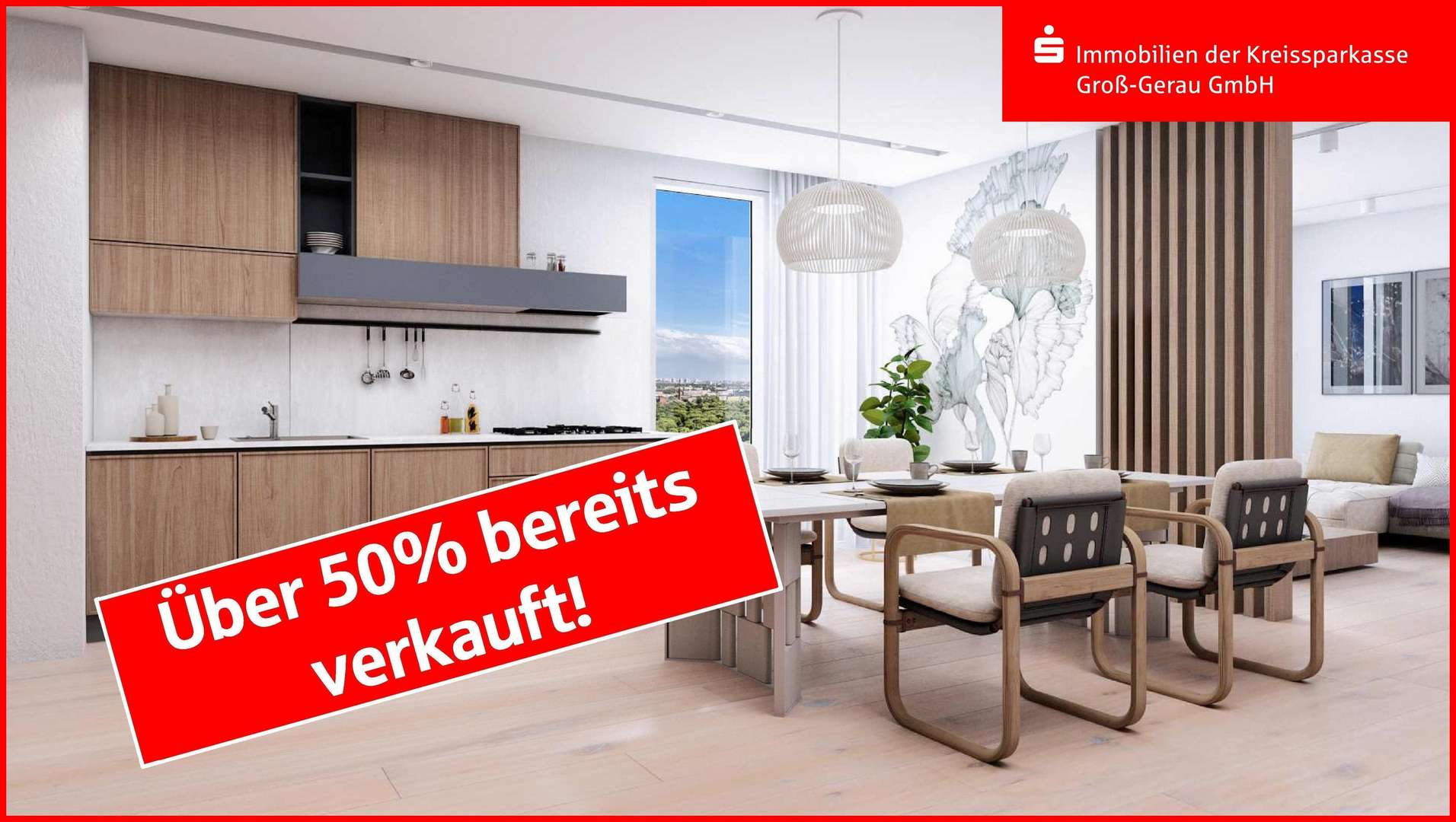 Teichhaus Carrée - Etagenwohnung in 64287 Darmstadt mit 56m² kaufen