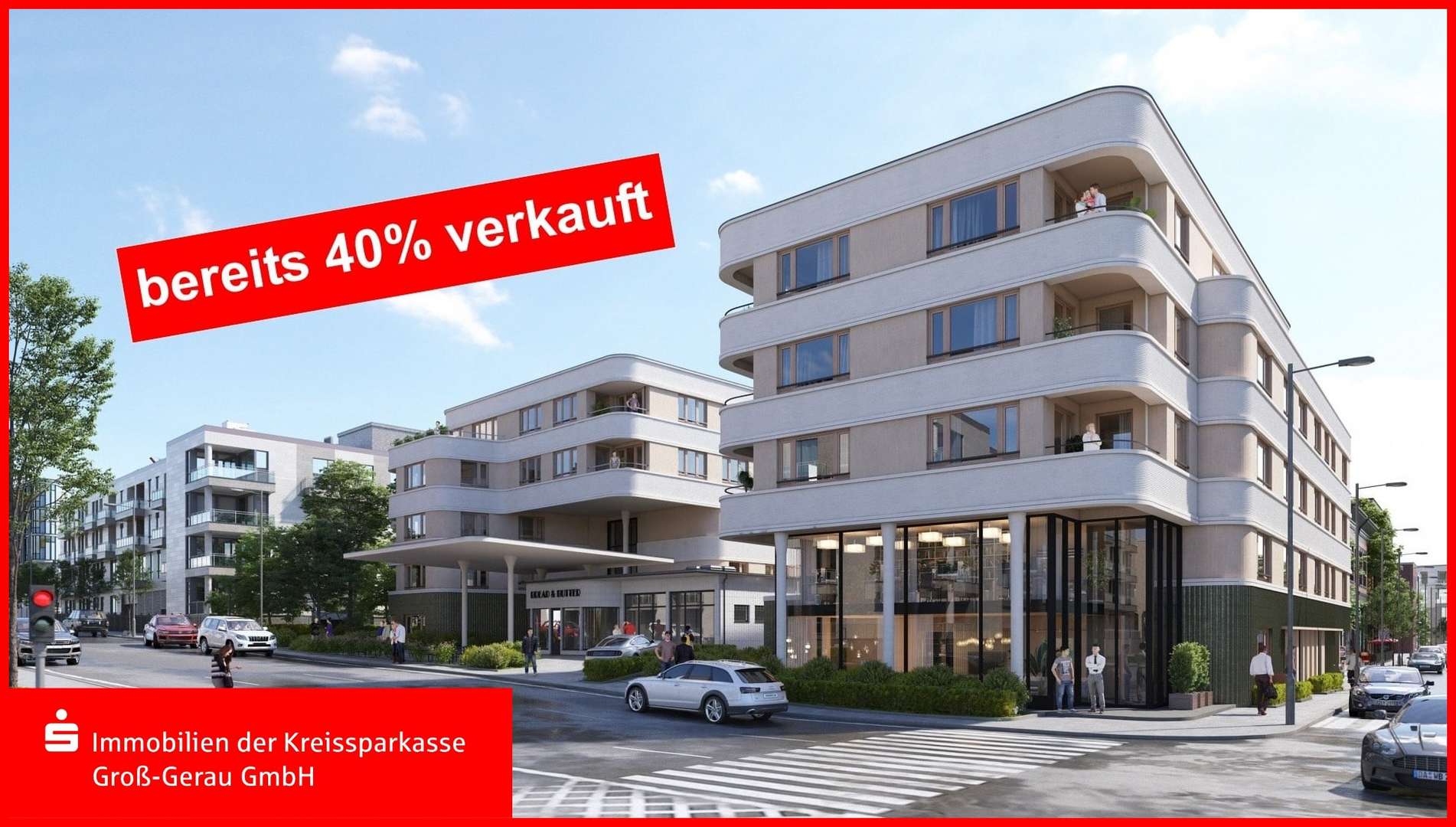 Teichhaus Carree  - Etagenwohnung in 64287 Darmstadt mit 56m² kaufen