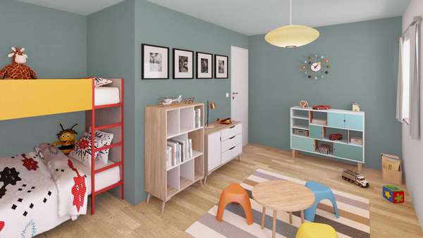 Kinderzimmer (Musterbild) - Etagenwohnung in 65451 Kelsterbach mit 99m² kaufen