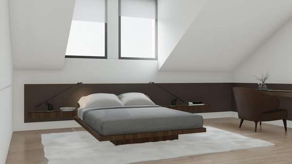 Schlafzimmer - Dachgeschosswohnung in 65795 Hattersheim mit 132m² kaufen