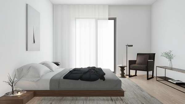 Schlafzimmer - Dachgeschosswohnung in 65795 Hattersheim mit 100m² kaufen