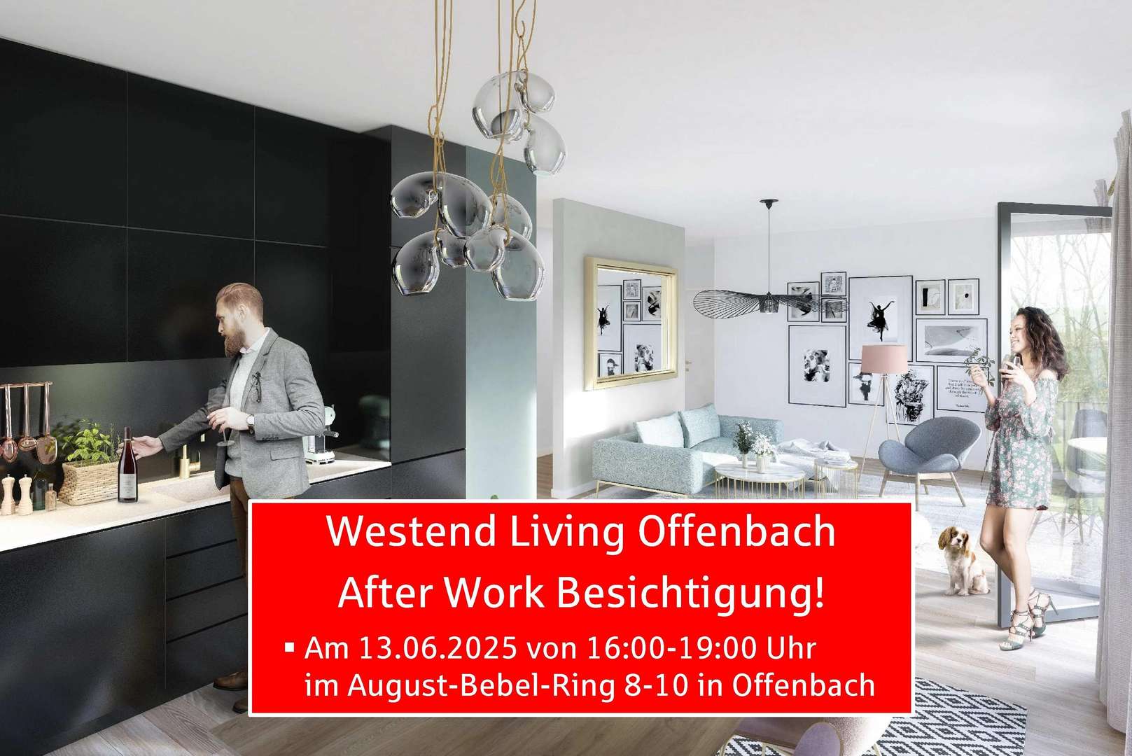 After Work Besichtigung - Erdgeschosswohnung in 63067 Offenbach mit 73m² kaufen