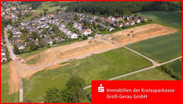 Drohnenbild Baugebiet - Grundstück in 65719 Hofheim mit 387m² kaufen
