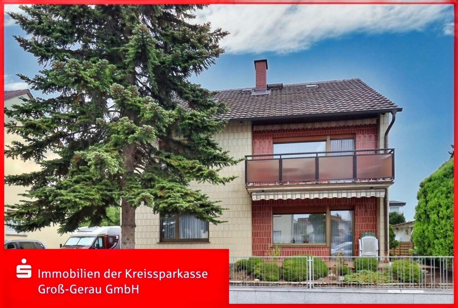 Außenansicht Außenansicht - Zweifamilienhaus in 65474 Bischofsheim mit 179m² kaufen