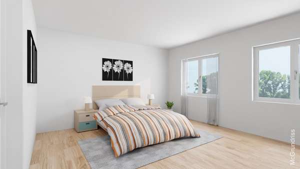 Schlafzimmer, OG - Reihenmittelhaus in 65428 Rüsselsheim mit 129m² kaufen
