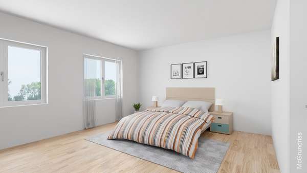 Schlafzimmer, OG - Reihenendhaus in 65428 Rüsselsheim mit 127m² kaufen