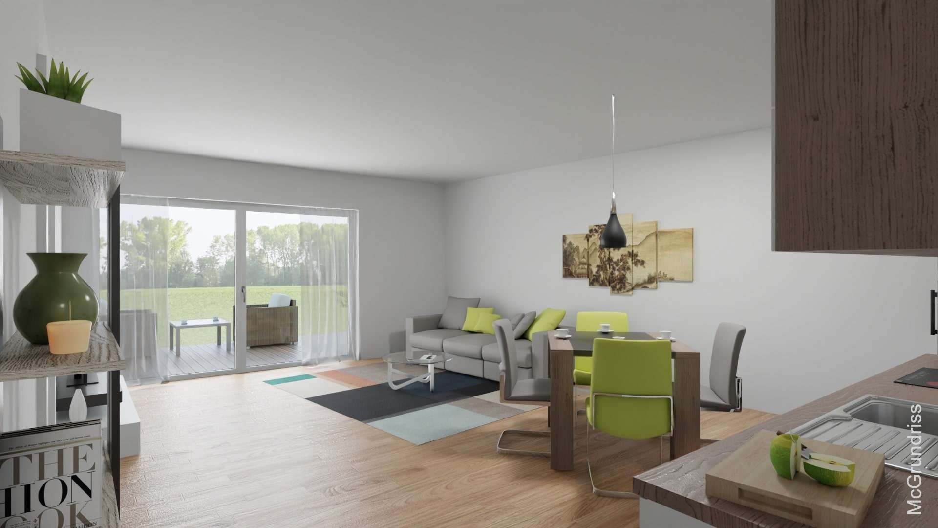 Wohnen-Essen-Kochen Wohnen-Essen-Kochen - Erdgeschosswohnung in 65428 Rüsselsheim mit 97m² kaufen