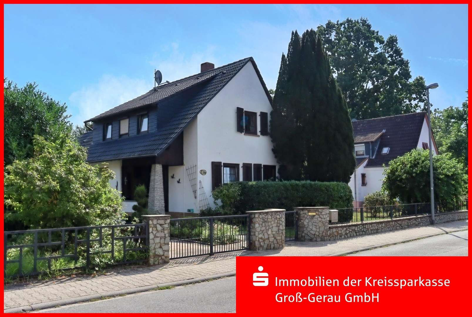 Ansicht Straßenseite - Einfamilienhaus in 65428 Rüsselsheim mit 149m² kaufen