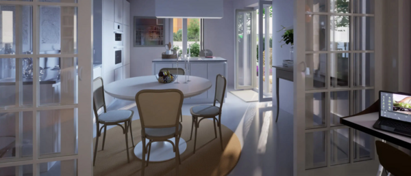 Esszimmer (Wohnbeispiel) Esszimmer (Wohnbeispiel) - Erdgeschosswohnung in 65191 Wiesbaden mit 110m² kaufen