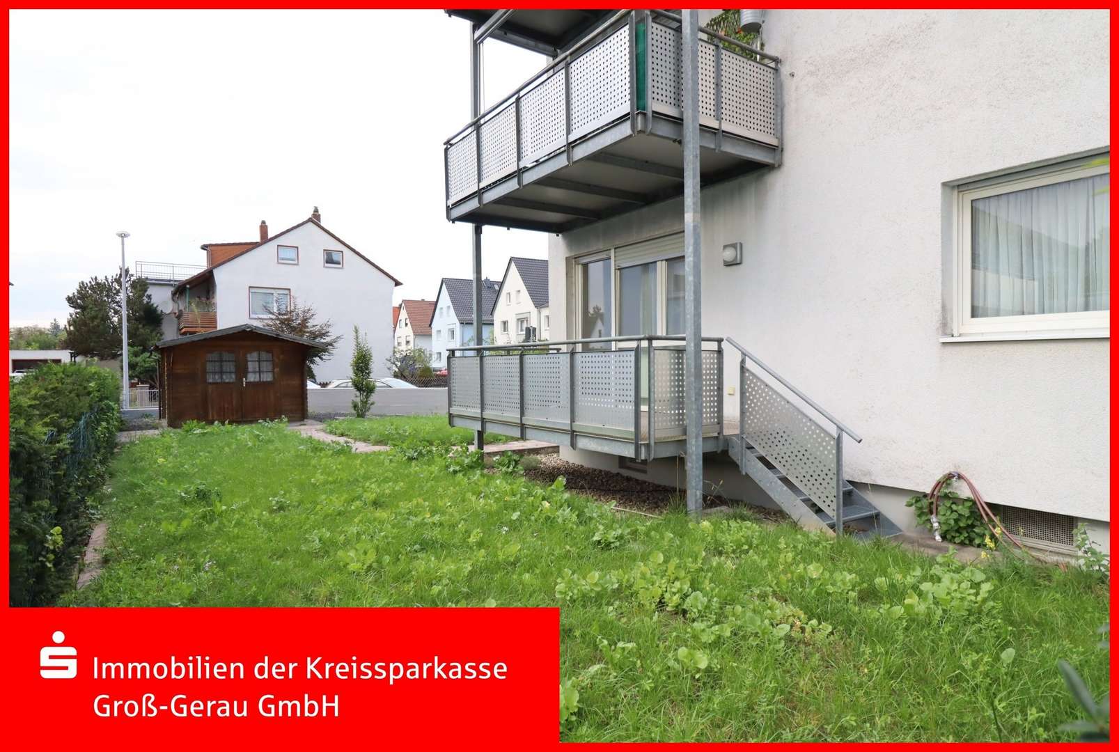 Balkon mit Garten - Erdgeschosswohnung in 65428 Rüsselsheim mit 78m² kaufen