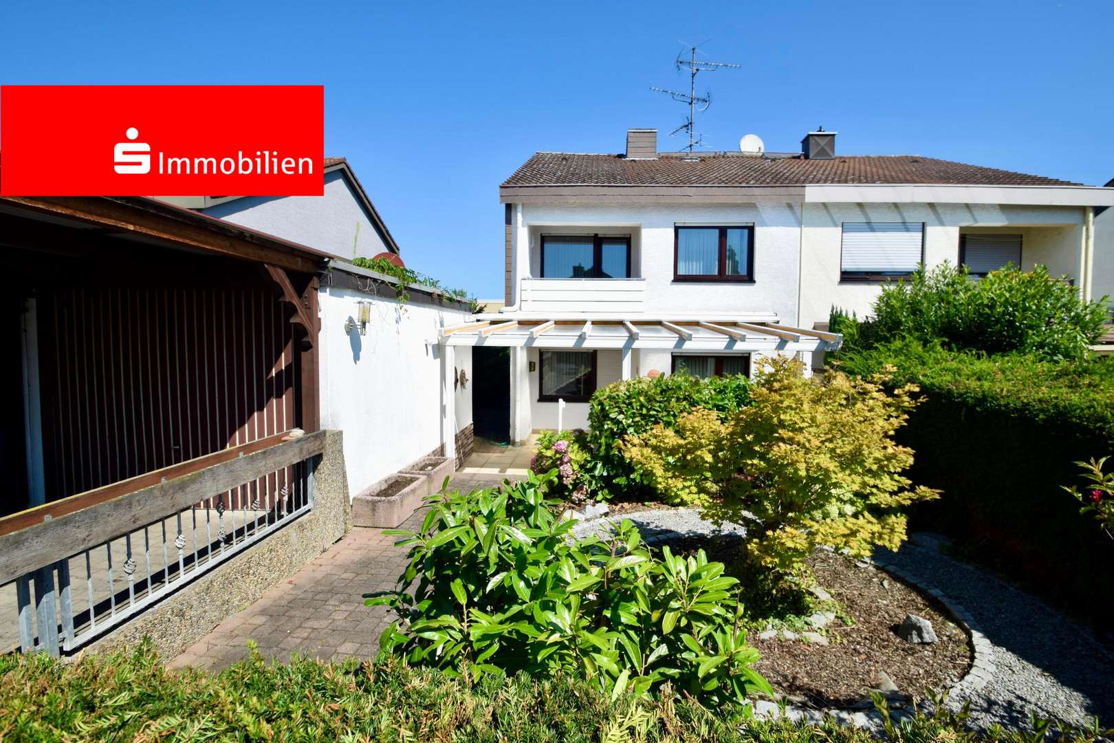 Gartenansicht - Doppelhaushälfte in 64354 Reinheim mit 109m² kaufen