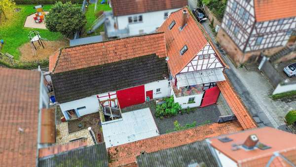 Luftbild - Einfamilienhaus in 64823 Groß-Umstadt mit 103m² kaufen