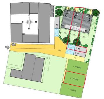 Lageplan - Reihenmittelhaus in 64846 Groß-Zimmern mit 149m² kaufen