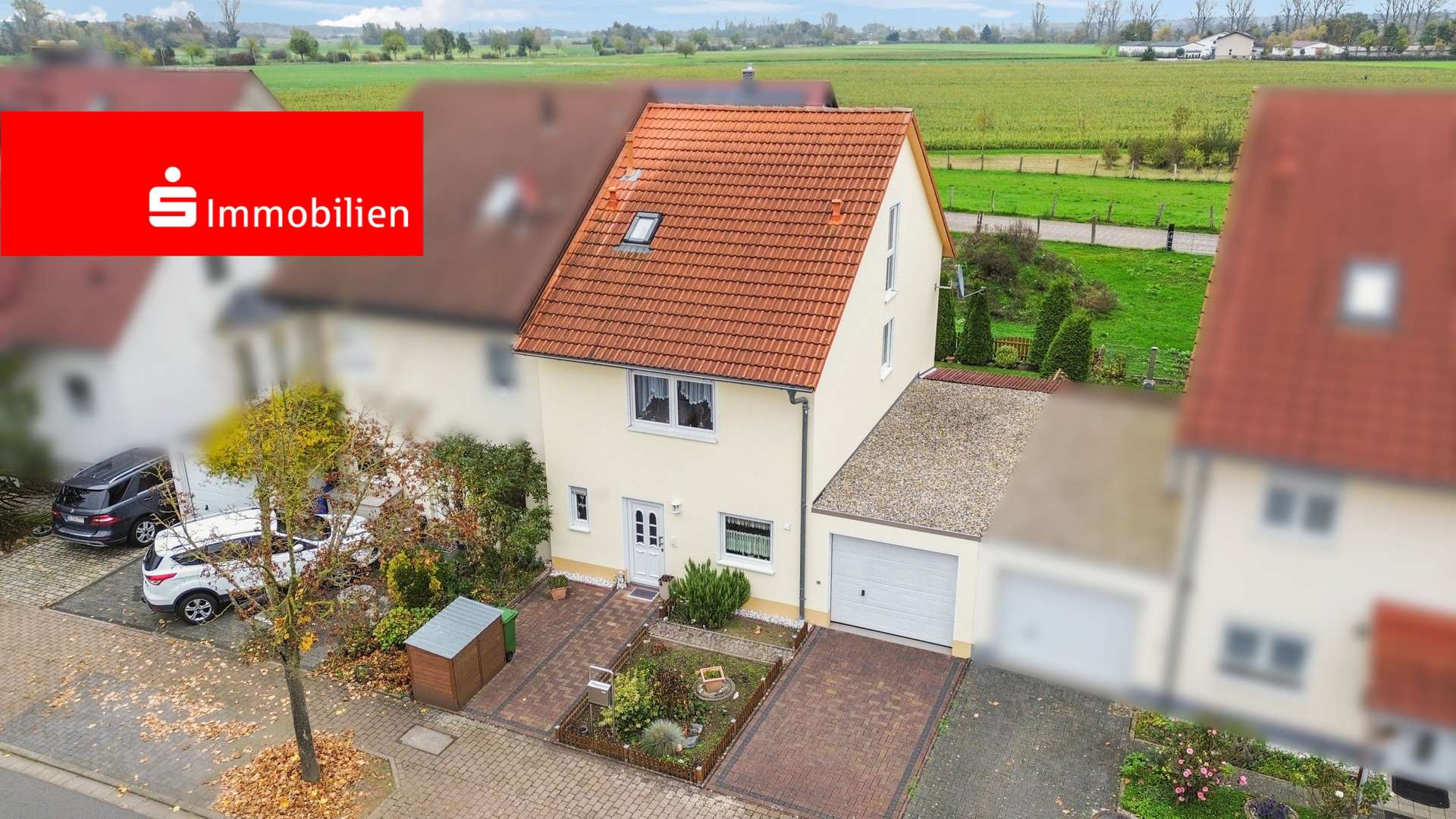 Straßenansicht (Luftbild) - Doppelhaushälfte in 64839 Münster mit 128m² kaufen