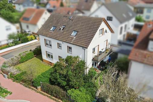 Straßenansicht (Luftbild) Straßenansicht (Luftbild) - Mehrfamilienhaus in 64839 Münster mit 235m² kaufen