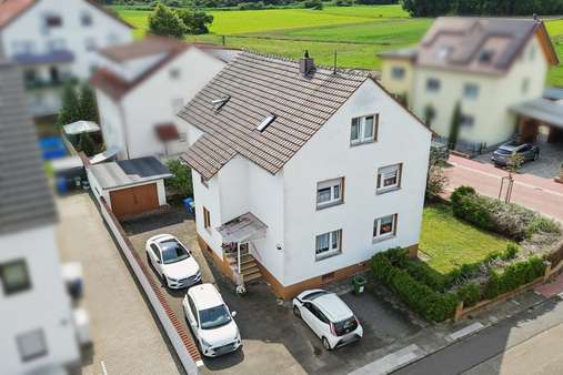 Straßenansicht (Luftbild) Straßenansicht (Luftbild) - Mehrfamilienhaus in 64839 Münster mit 235m² kaufen