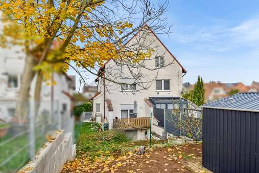 Gartenansicht Gartenansicht - Doppelhaushälfte in 64823 Groß-Umstadt mit 171m² kaufen