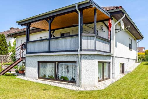 Außenansicht Garten Außenansicht Garten - Einfamilienhaus in 35781 Weilburg mit 109m² kaufen