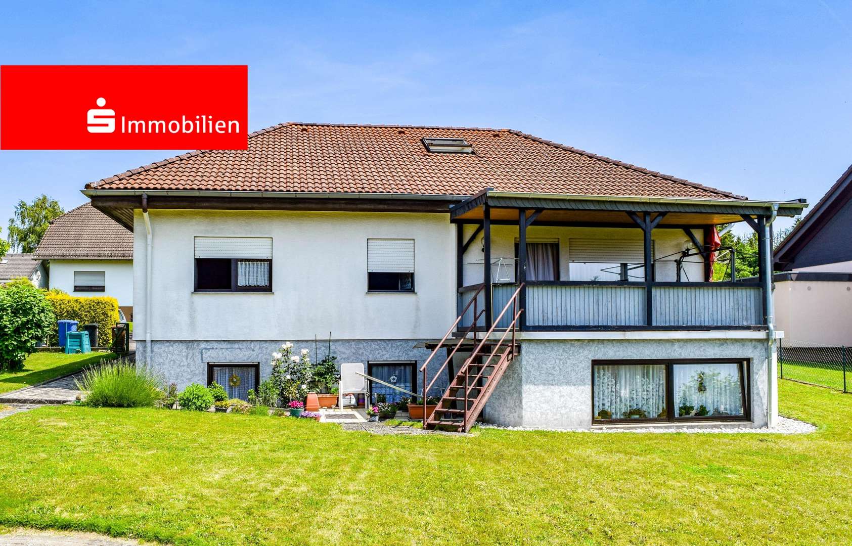 Außenansicht Garten Außenansicht Garten - Einfamilienhaus in 35781 Weilburg mit 109m² kaufen