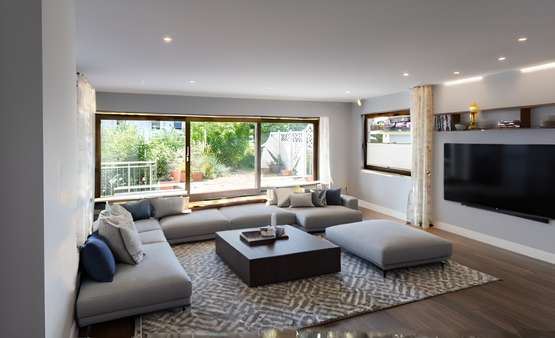 Wohnbeispiel Wohn-Essbereich mit KI geändert - Einfamilienhaus in 65556 Limburg mit 320m² kaufen