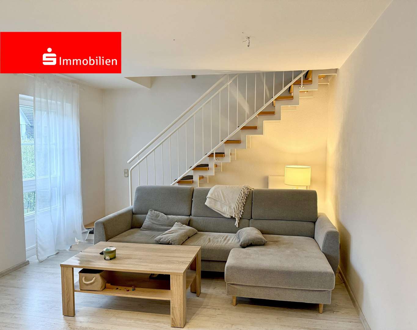 Wohnzimmer - Maisonette-Wohnung in 65549 Limburg mit 77m² kaufen