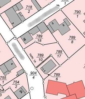 Auszug Flurkarte - Grundstück in 35398 Gießen mit 569m² kaufen