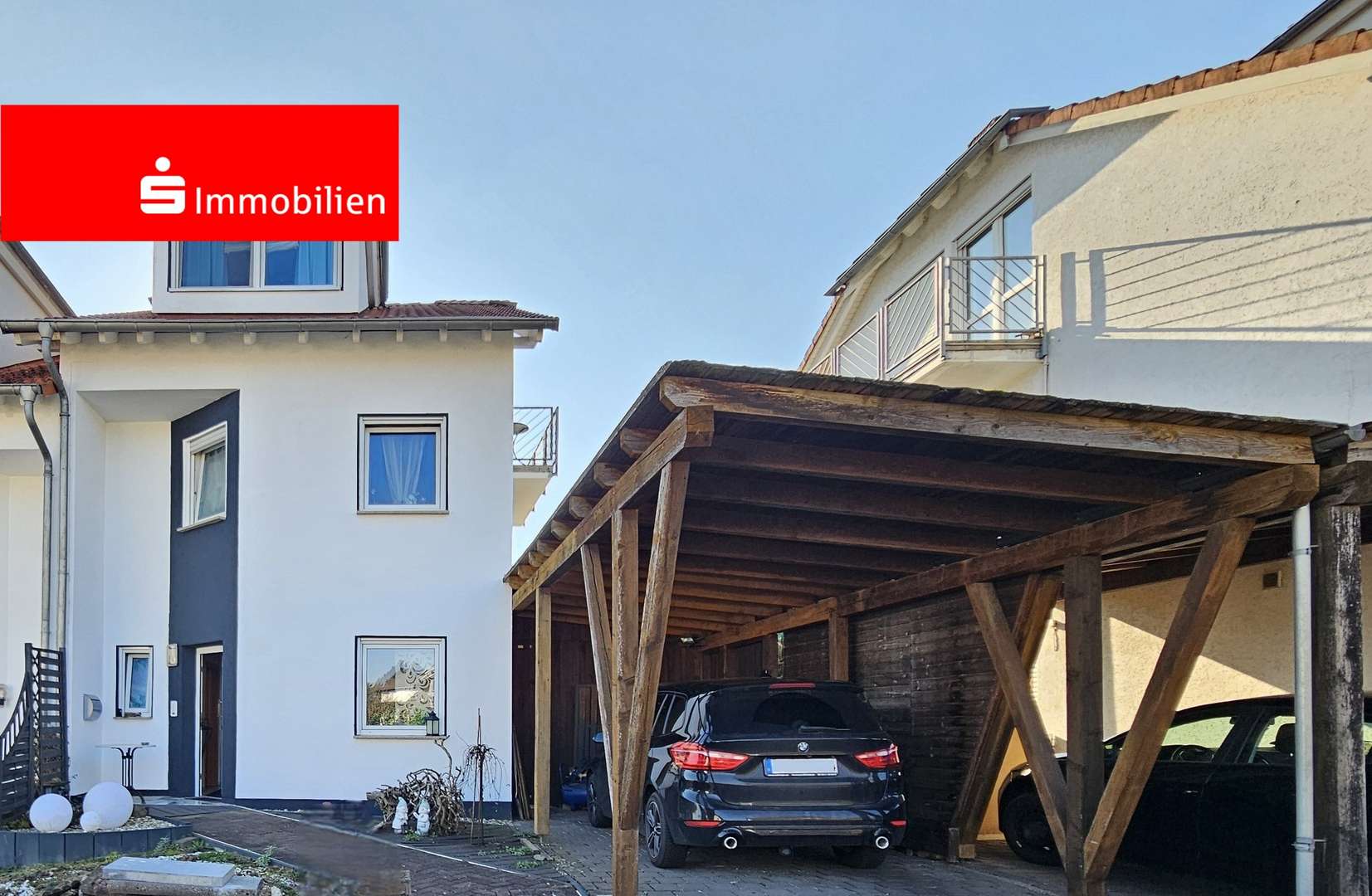 Hausansicht vorne - Doppelhaushälfte in 35447 Reiskirchen mit 137m² kaufen