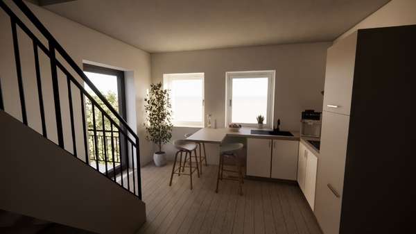 Visualisierung WHG 4 (2) Visualisierung WHG 4 (2) - Maisonette-Wohnung in 35578 Wetzlar mit 53m² kaufen