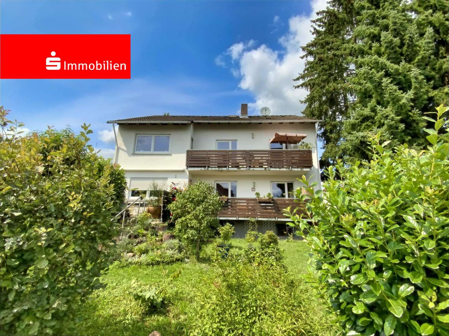 Ansicht Straßenseite Ansicht Straßenseite - Etagenwohnung in 35447 Reiskirchen mit 82m² kaufen