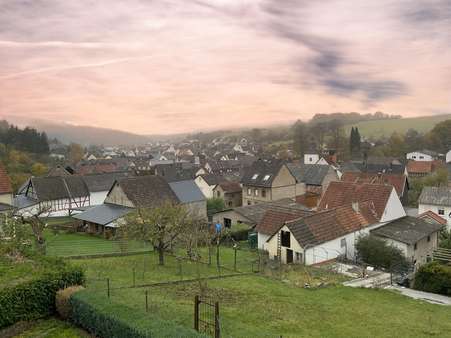 Blick vom Balkon - Einfamilienhaus in 35585 Wetzlar mit 197m² kaufen