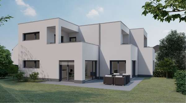 Projektierte Ansicht - Maisonette-Wohnung in 35745 Herborn mit 140m² kaufen