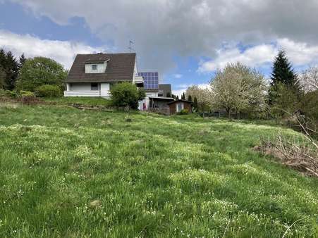 Blick auf das Grundstück - Grundstück in 34388 Trendelburg mit 1622m² kaufen