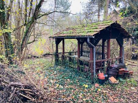 Blick in den Garten - Einfamilienhaus in 34369 Hofgeismar mit 229m² kaufen
