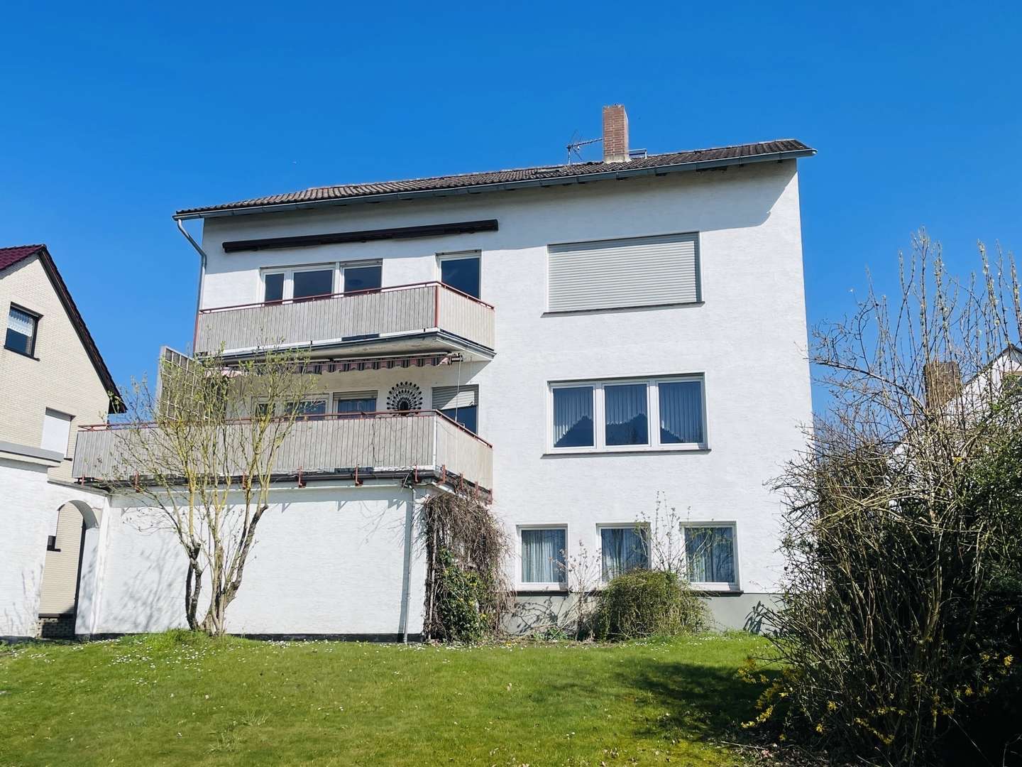 Rückansicht Rückansicht - Zweifamilienhaus in 34369 Hofgeismar mit 198m² kaufen