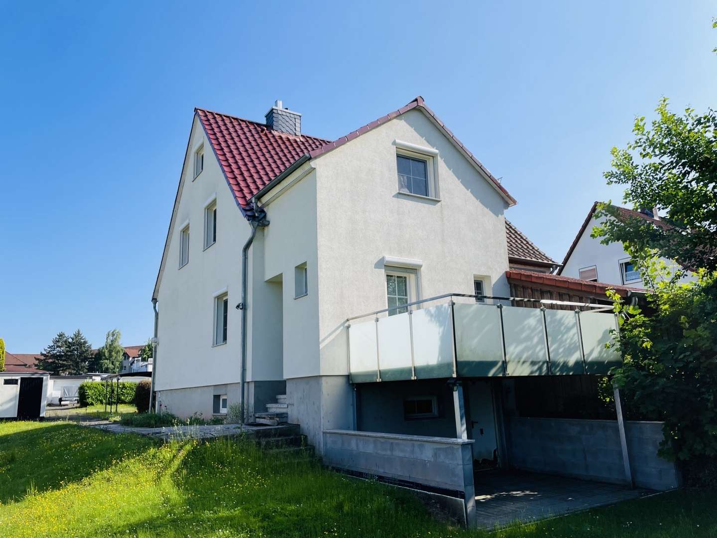 Rückansicht Rückansicht - Doppelhaushälfte in 34314 Espenau mit 95m² kaufen