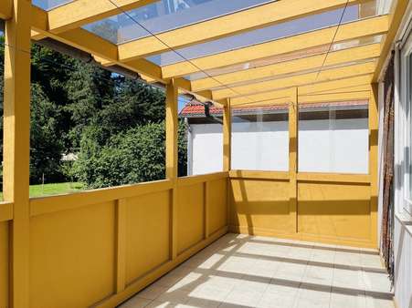 Balkon am Wohnzimmer Balkon am Wohnzimmer - Einfamilienhaus in 34388 Trendelburg mit 231m² kaufen