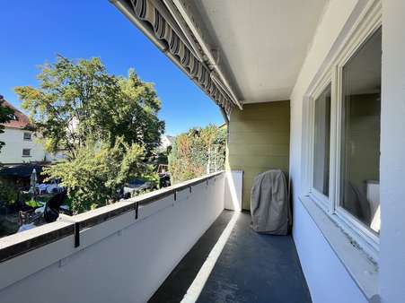 Balkon am Wohnzimmer Balkon am Wohnzimmer - Etagenwohnung in 34270 Schauenburg mit 69m² kaufen